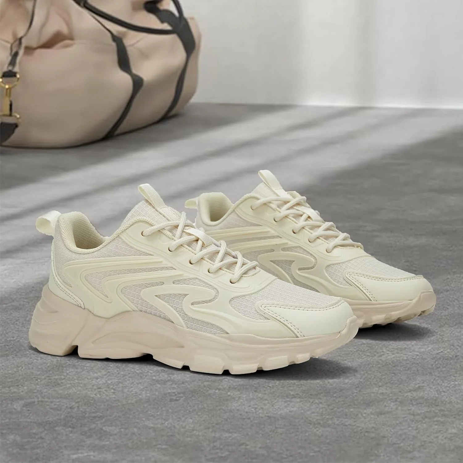 Womens Walking Shoes Casual Running Tennis Gym Sneakers Lightweight Breathable Mesh Workout Sports Soft Sole